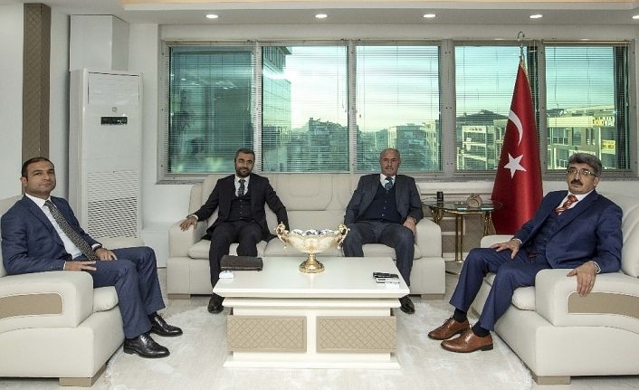 Vali Bilmez, Başkan Say ve Akman'dan İpekyolu Belediyesine ziyaret