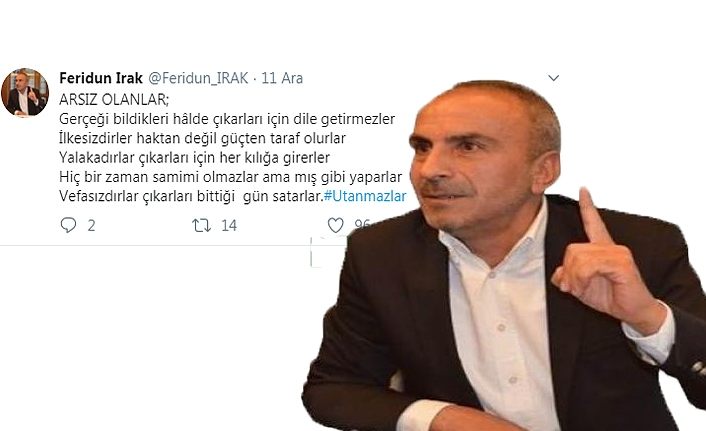 Vanlı İş Adamı Feridun Irak, 'Yalakalık kanunla yasaklansın'