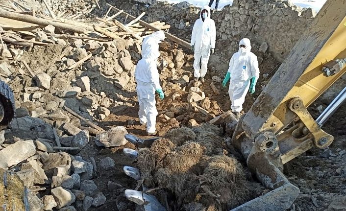 Başkale'deki deprem bölgesinde çalışmalar devam ediyor