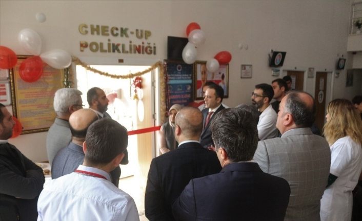 Van YYÜ check-up merkezi açılışı