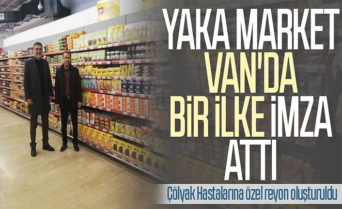 Yaka market Van'da bir ilke imza attı