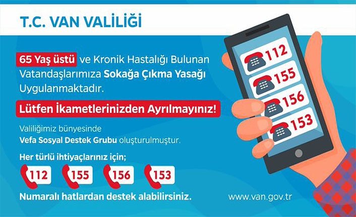 Son dakika.. Van Valisi Bilmez’ den çok önemli uyarı!