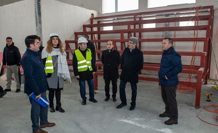 Vali Bilmez, toplum merkezi inşaatlarını inceledi