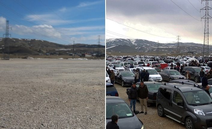 Van’da açık oto pazarının faaliyetlerine ara verildi