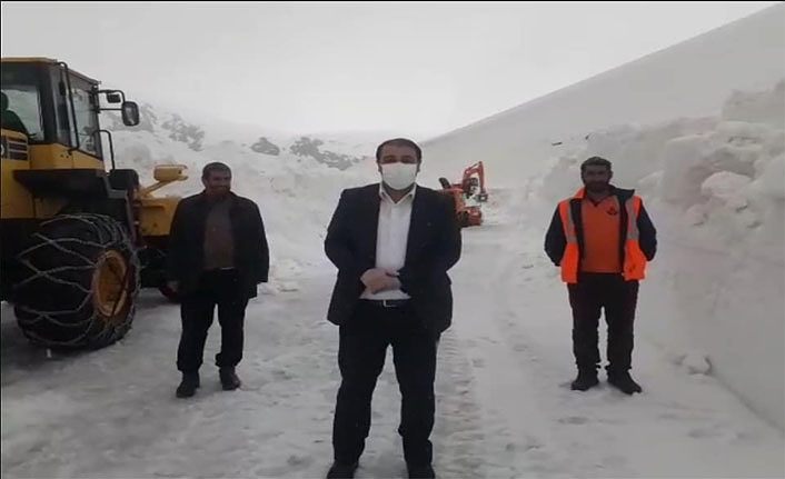 Van Bahçesaray Karayolu yolu ulaşıma açıldı
