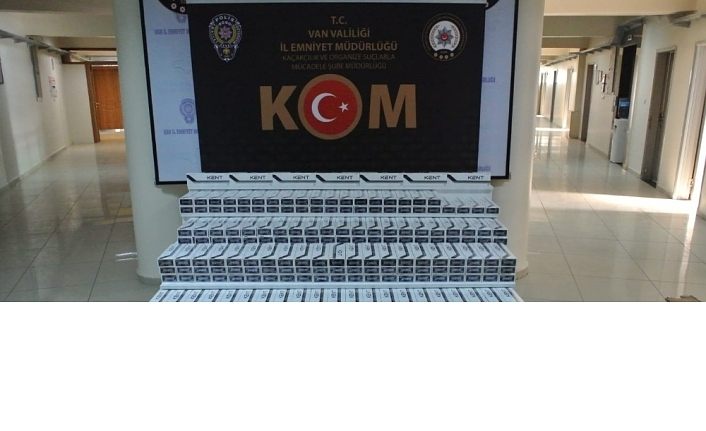 Van’da 53 bin 912 paket kaçak sigara ele geçirildi