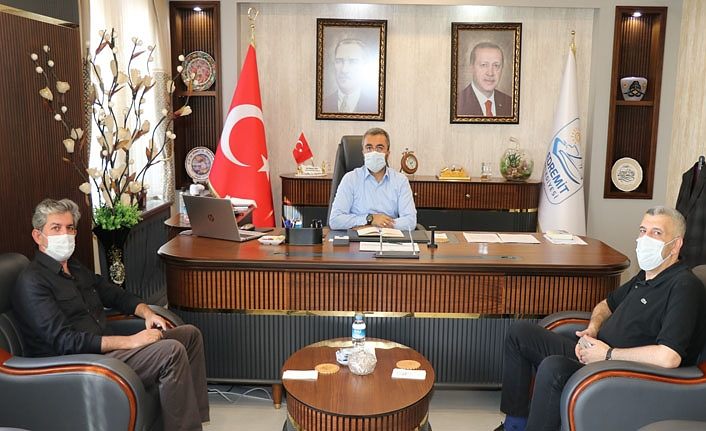 TEGV Yöneticisi Yarız Van Edremit Belediye Başkanı Say’ı ziyaret etti