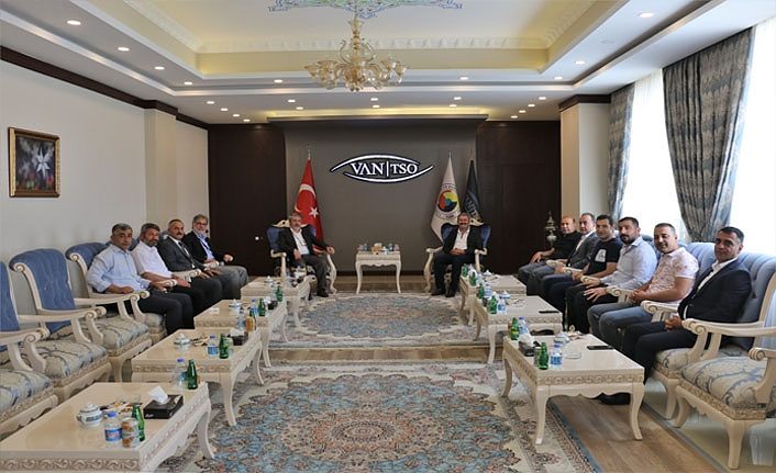 Gelecek Partisi Genel Başkan Yardımcısı Palcu Van TSO Başkanı Takva’yı ziyaret etti