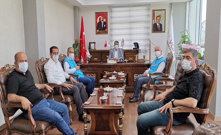 Van Müftüsü Keskin’den OSB Başkanı Aslan’a ziyaret