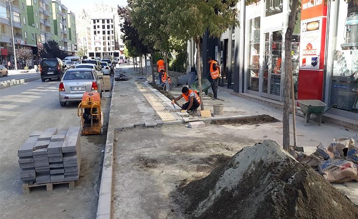 Van'da prestij caddelerde çalışmalar yoğunluk kazandı