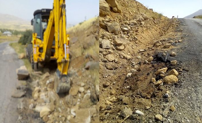 Van Muradiye’de kanal temizleme çalışması devam ediyor