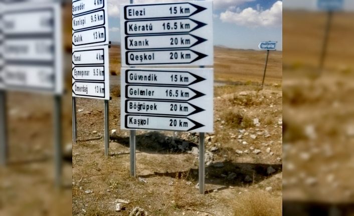 Başkale’nin yön tanıtım tabelaları yenilendi