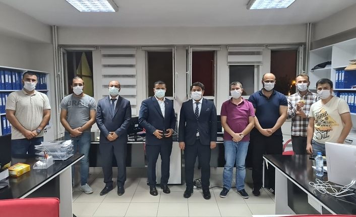 Erciş Kaymakamı Beyoğlu, ilçe salgın merkezini ziyaret etti