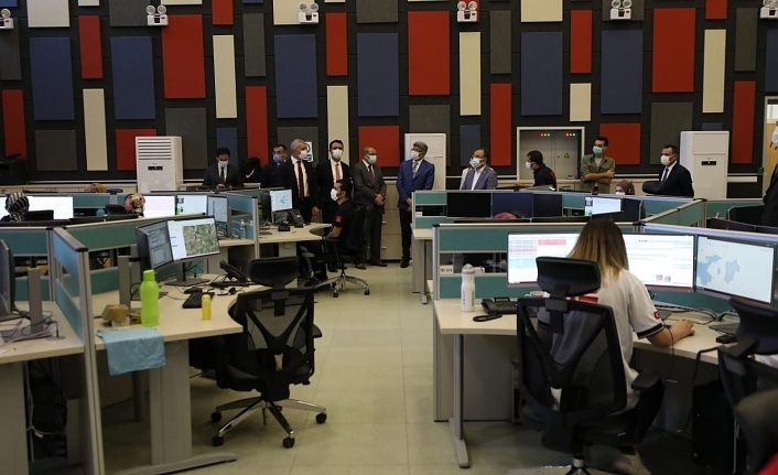 İçişleri Bakan Yardımcısı İsmail Çataklı’dan 112 Acil Çağrı Merkezi'ne ziyaret
