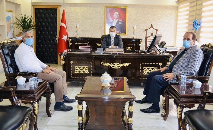 VATSO Başkanı Kandaşoğlu’ndan Kaymakam Duman’a ziyaret