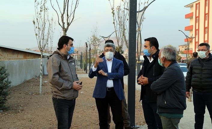 Vali Bilmez, yenilenen Hacıbekir Caddesi’nde incelemelerde bulundu