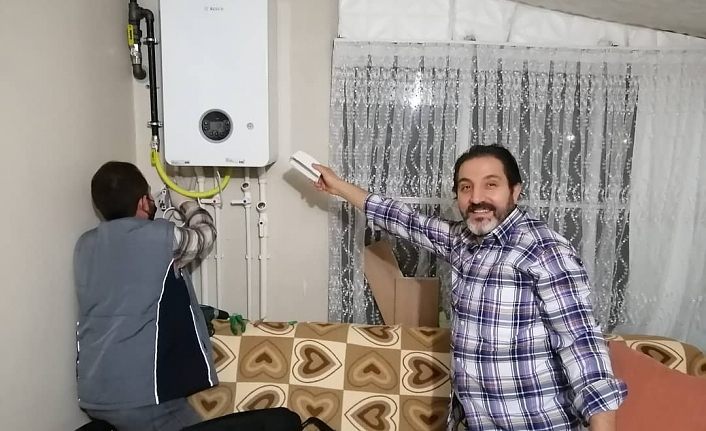 İHA Van Bölge Müdürü Şükrü Akyüz'ün doğalgaz mücadelesinde mutlu son