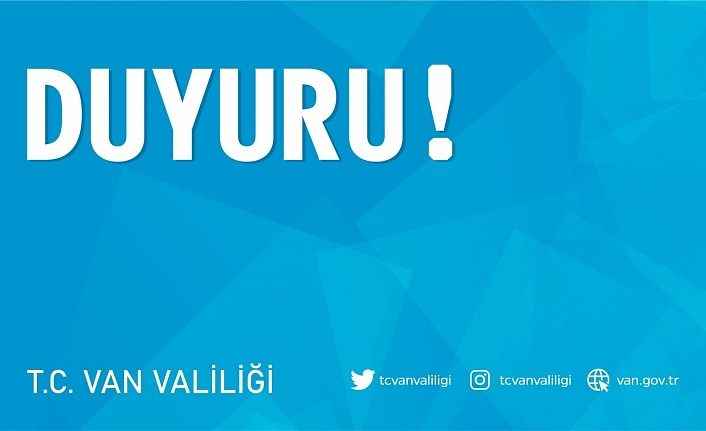 Van İl Umumi Hıfzıssıhha Kurulu yeni kararlar açıkladı