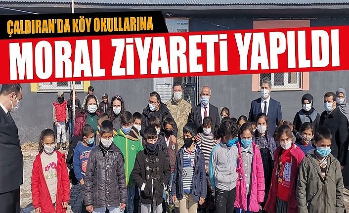 Çaldıran’da Köy Okullarına moral ziyareti yapıldı