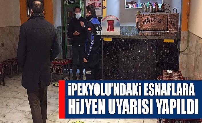 İpekyolu’ndaki esnaflara hijyen uyarısı yapıldı
