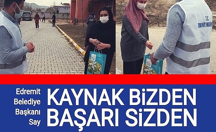 Edremit Belediye Başkanı Say: Kaynak bizden başarı sizden