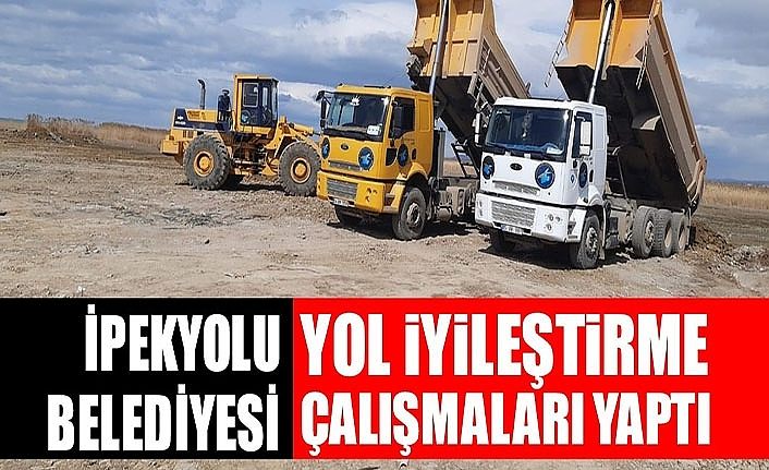 İpekyolu Belediyesi yol iyileştirme çalışmaları yaptı