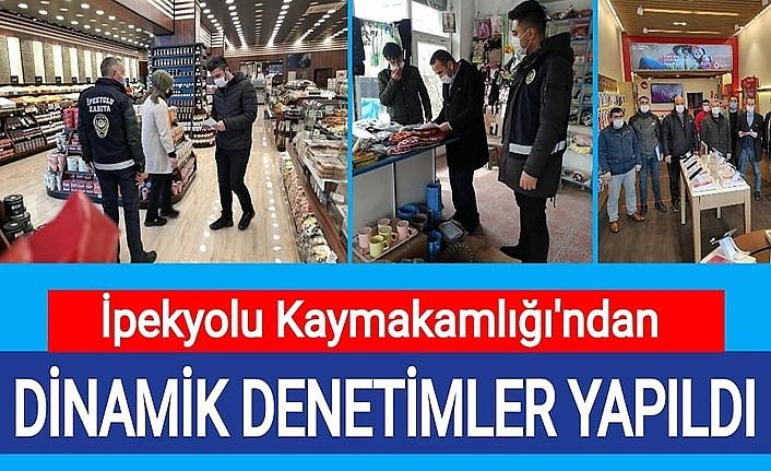 İpekyolu Kaymakamlığı'ndan dinamik denetimler yapıldı