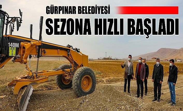 Gürpınar Belediyesi sezona hızlı başladı
