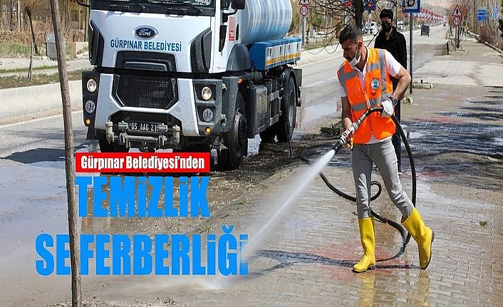 Gürpınar Belediyesi’nden temizlik seferberliği