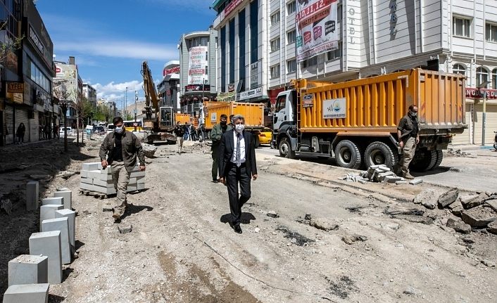 Vali Bilmez, prestij cadde çalışmalarını inceledi