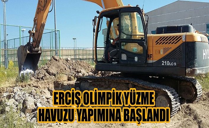 Erciş olimpik yüzme havuzu yapımına başlandı