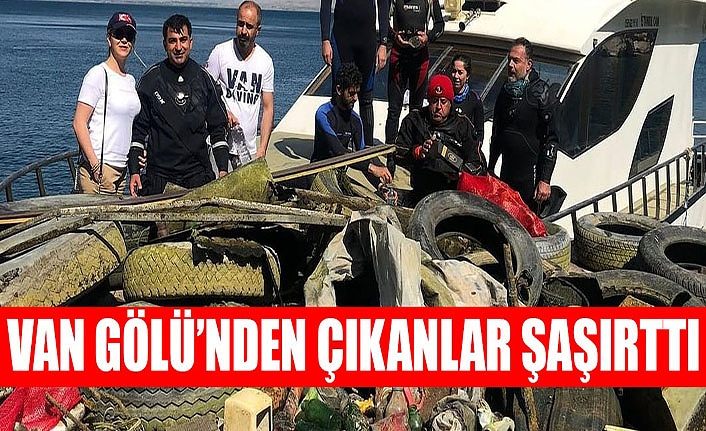 Van Gölü'nde çıkanlar şaşırttı