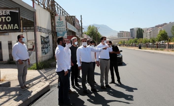 Van Büyükşehir Belediyesi Genel Sekreteri Çelikel, Hıdırellez Caddesi ve otogarı gezdi
