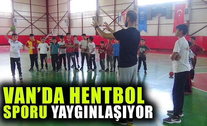 Van’da hentbol sporu yaygınlaşıyor