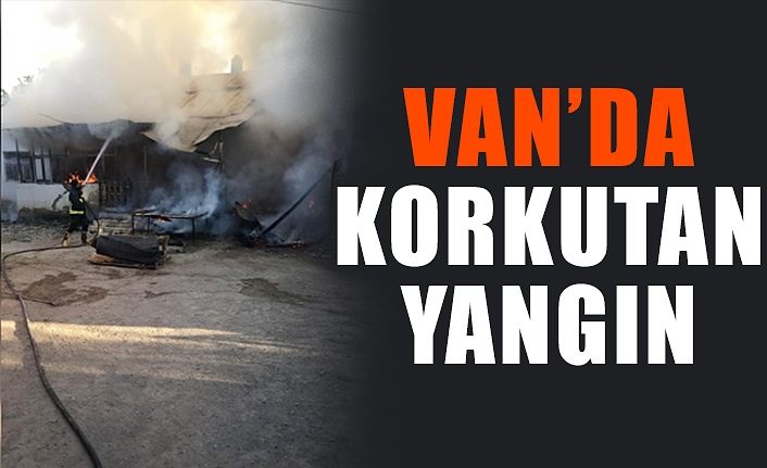 Van’da korkutan yangın