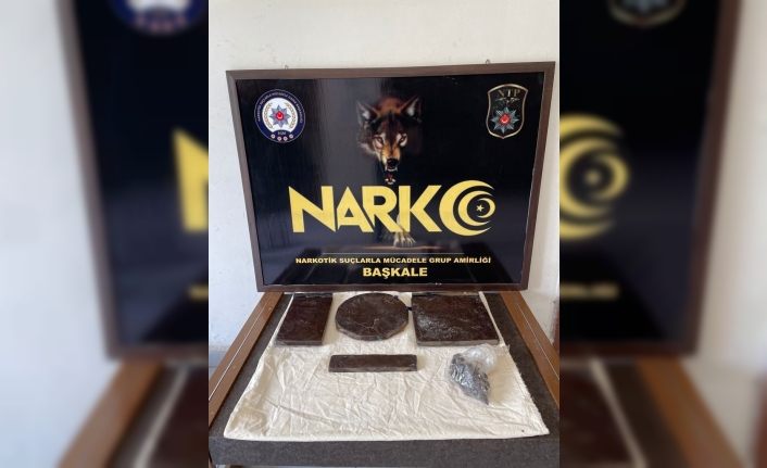 Başkale’de 4 kilo 90 gram afyon sakızı maddesi ele geçirildi