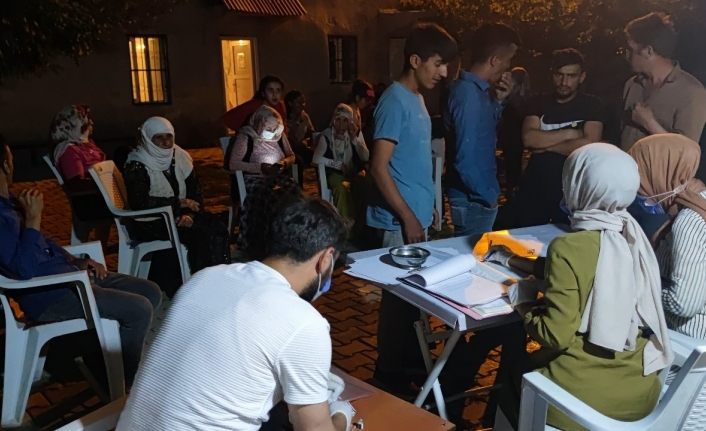 Çatak'ta Cami hoparlörlerinden aşıya davet