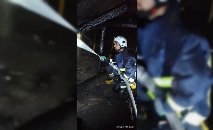 Özalp ilçesinde korkutan yangın