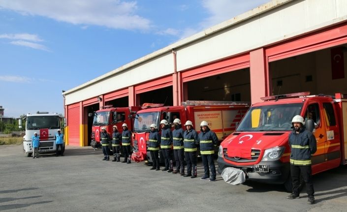 Van Büyükşehir Belediyesinden Antalya’daki yangın söndürme çalışmalarına destek