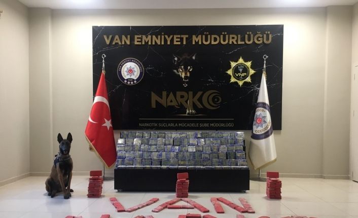 Van’da 91 kilo 600 gram eroin ele geçirildi
