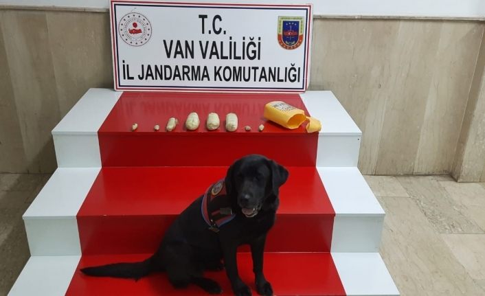 Van’da taşların arasında saklanmış 2 kilogram reçine esrar ele geçirildi