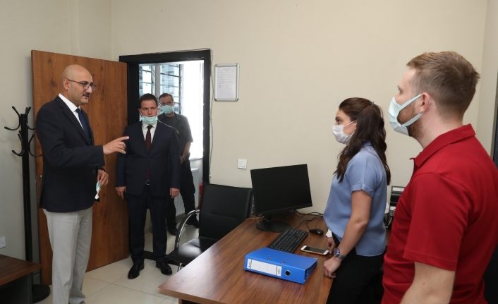 Kaymakam Aydın, İpekyolu ilçesinde incelemelerde bulundu