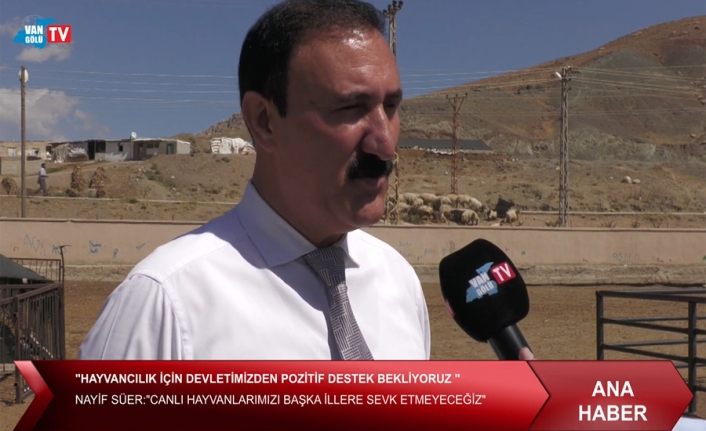 Naif Süer, “Hayvancılık için devletimizden pozitif destek bekliyoruz”