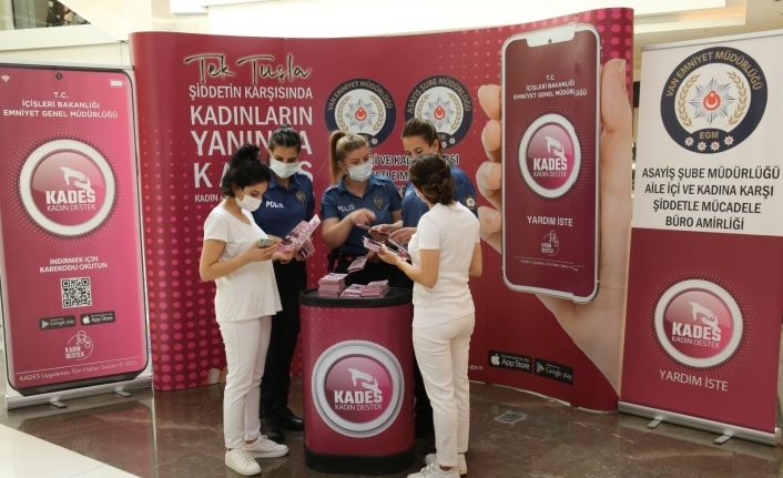 Van polisi kadınları KADES hakkında bilgilendirildi