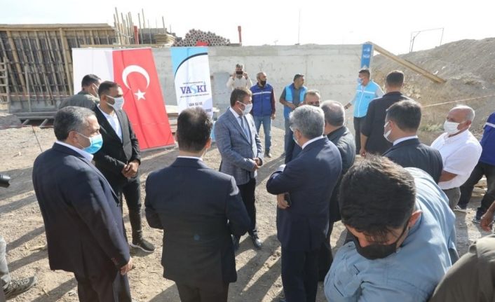 VASKİ’den Saray ilçesine yeni içme suyu deposu