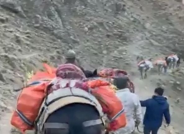 Başkale'de atlarla uyuşturucu sevkiyatına polis engeli
