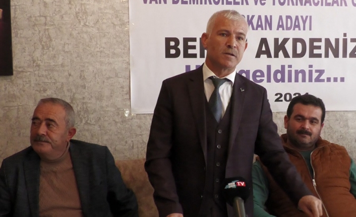 Berat Akdeniz’den Van Demirciler Odası başkan adaylığı açıklaması
