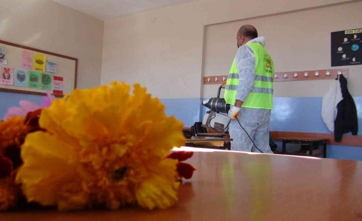 İpekyolu Belediyesi eğitim yuvalarını korona virüse karşı koruyor