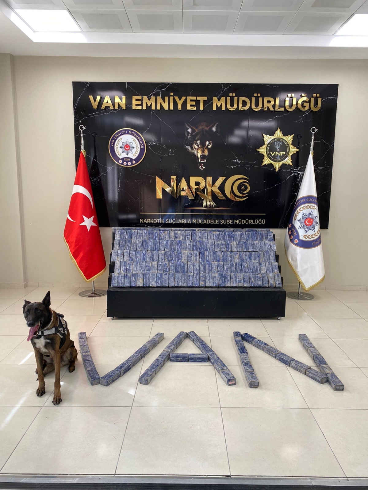Van’da 101 kilo 440 gram eroin ele geçirildi