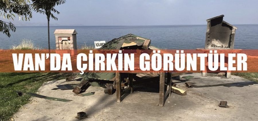 Van’da çirkin görüntüler